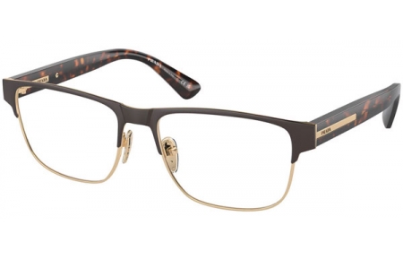 Lunettes de vue - Prada - VPR 57ZV - 01U1O1  MATTE BROWN