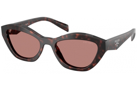 Gafas de Sol - Prada - SPR A02S - 17N60B  TORTOISE ROOT // LIGHT BROWN