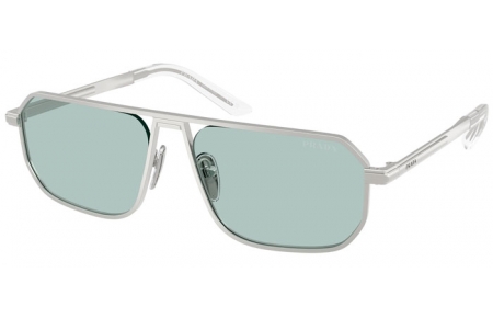 Gafas de Sol - Prada - SPR A53S - 27540N  MATTE SILVER // SKY BLUE