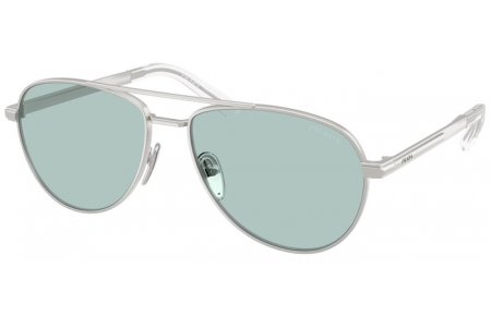 Gafas de Sol - Prada - SPR A54S - 27540N  MATTE SILVER // SKY BLUE