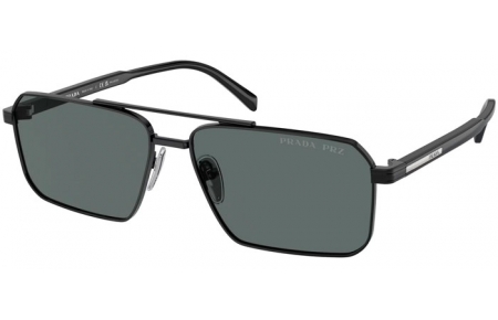Sunglasses - Prada - SPR A57S - 1AB5Z1  BLACK // DARK GREY POLARIZED