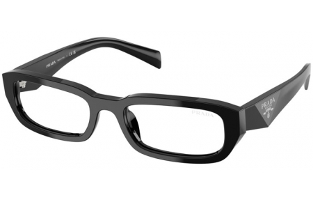 Gafas de Sol - Prada - SPR B06S - 16K08N  BLACK // CLEAR BLUE LIGHT FILTER