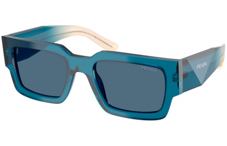 Gafas de Sol - Prada - SPR B17S - 24F80S  TRANSPARENT BLUE // DARK BLUE