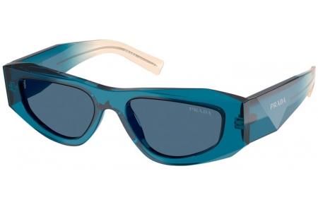 Gafas de Sol - Prada - SPR B19S - 24F80S  TRANSPARENT BLUE // DARK BLUE