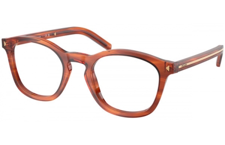 Monturas - Prada - VPR C04V - 27F1O1  STRIPED COGNAC