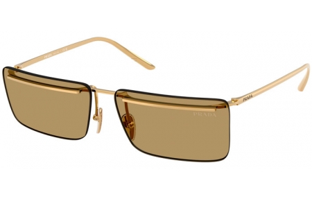 Gafas de Sol - Prada - SPR C53S - 5AK70G  GOLD // OLIVE GREEN