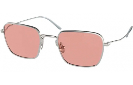 Sunglasses - Prada - SPR 54WS - 05Q03F SATIN TITANIUM // DARK PINK