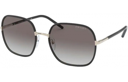 Sunglasses - Prada - SPR 67XS - AAV0A7 PALE GOLD BLACK // GREY GRADIENT