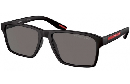 Lunettes de soleil - Prada Linea Rossa - SPS 05YS - DG002G  BLACK RUBBER // GREY GRADIENT POLARIZED