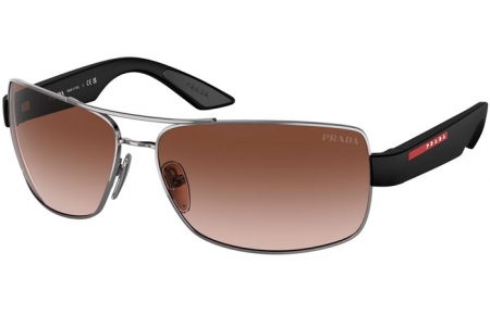 Sunglasses - Prada Linea Rossa - SPS 50ZS - 5AV02P  GUNMETAL // BROWN GRADIENT