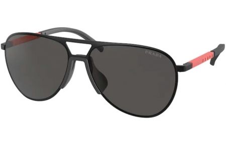 Sunglasses - Prada Linea Rossa - SPS 51XS - 1BO06L MATTE BLACK // DARK GREY