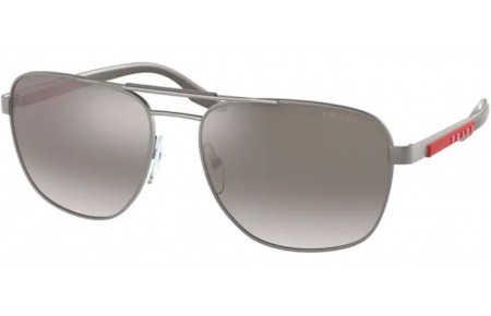 Gafas de Sol - Prada Linea Rossa - SPS 53XS - 7CQ02M MATTE GUNMETAL // GRADIENT GREY MIRROR SILVER