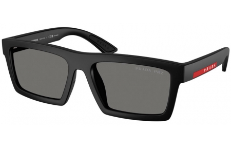Gafas de Sol - Prada Linea Rossa - SPS A07S - 1BO02G  MATTE BLACK // DARK GREY POLARIZED