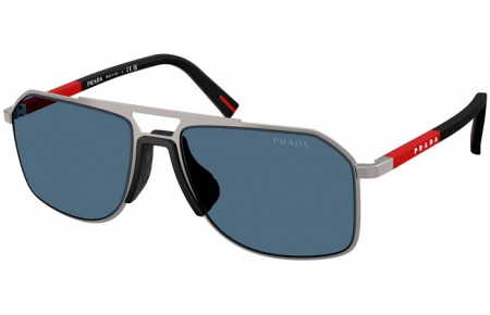 Gafas de Sol - Prada Linea Rossa - SPS B51S - 5AV06A  MATTE GUNMETAL // DARK BLUE