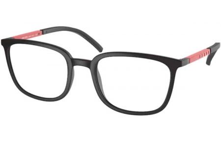 Lunettes de vue - Prada Linea Rossa - VPS 05NV - 1BO1O1 BLACK RUBBER