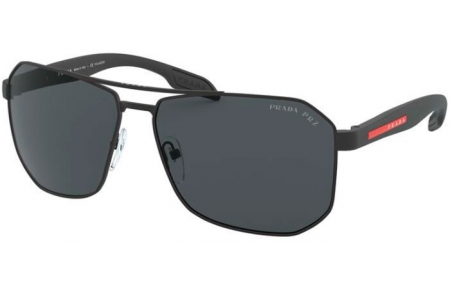 Gafas de Sol - Prada Linea Rossa - SPS 51VS - DG05Z1 BLACK RUBBER // GREY POLARIZED