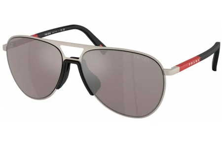Sunglasses - Prada Linea Rossa - SPS 53ZS - 18X80I  MATTE CHAMPAGNE // PURPLE BROWN MIRROR SILVER