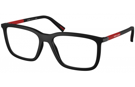 Monturas - Prada Linea Rossa - VPS 01SV - DG01O1 BLACK RUBBER