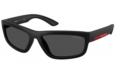 Gafas de Sol - Prada Linea Rossa - SPS 05ZS - DG006F  RUBBER BLACK // DARK GREY