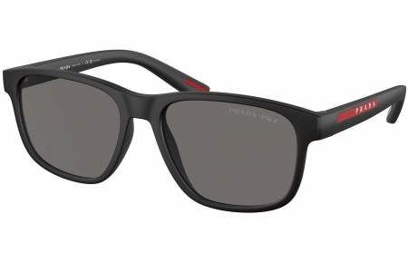 Gafas de Sol - Prada Linea Rossa - SPS 06YS - DG002G  RUBBER BLACK // DARK GREY POLARIZED