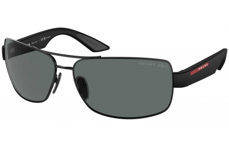 Gafas de Sol - Prada Linea Rossa - SPS 50ZS - 1AB02G  BLACK // DARK GREY POLARIZED