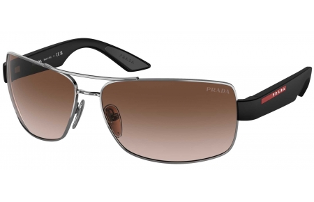 Gafas de Sol - Prada Linea Rossa - SPS 50ZS - 5AV02P  GUNMETAL // BROWN GRADIENT