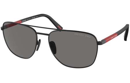 Gafas de Sol - Prada Linea Rossa - SPS 54ZS - 1BO02G  MATTE BLACK // DARK GREY POLARIZED