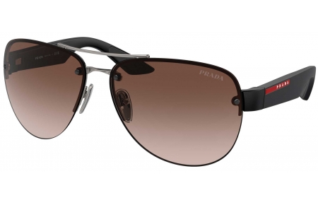 Gafas de Sol - Prada Linea Rossa - SPS 55YS - 5AV02P  GUNMETAL // BROWN GRADIENT