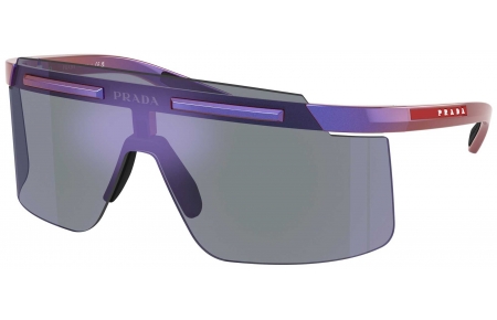 Gafas de Sol - Prada Linea Rossa - SPS B06S - 26H10J  MATTE METALLIC VIOLET // DARK BLUE MIRROR VIOLET