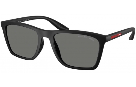Gafas de Sol - Prada Linea Rossa - SPS B08S - 1BO02G  MATTE BLACK // DARK GREY POLARIZED