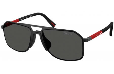 Gafas de Sol - Prada Linea Rossa - SPS B51S - 1BO06F  MATTE BLACK // DARK GREY