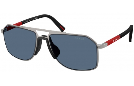 Gafas de Sol - Prada Linea Rossa - SPS B51S - 5AV06A  MATTE GUNMETAL // DARK BLUE