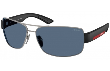 Gafas de Sol - Prada Linea Rossa - SPS B52S - 5AV06A  MATTE GUNMETAL // DARK BLUE