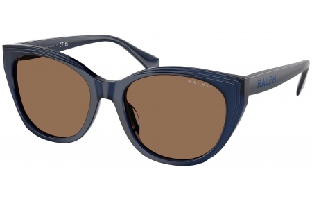 Gafas de Sol - RALPH Ralph Lauren - RA5324U - 605973  SHINY TRANSPARENT OPALESCENT BLUE // BROWN