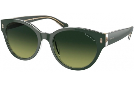 Sunglasses - RALPH Ralph Lauren - RA5302U - 6071T4  SHINY GREEN ON CRYSTAL // GREEN GRADIENT POLARIZED