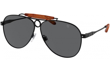 Sunglasses - Ralph Lauren - RL7078 THE COUNRTYMAN - 9304B1  MATTE BLACK // GREY
