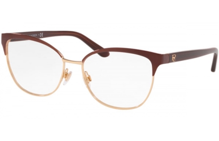 Lunettes de vue - Ralph Lauren - RL5099 - 9395 DARK RED ON PALE GOLD