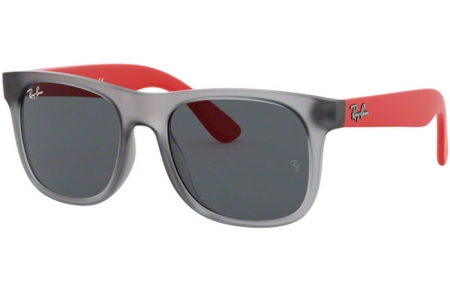 Gafas Junior - Ray-Ban® Junior Collection - RJ9069S - 705987 RUBBER TRANSPARENT GREY // DARK GREY