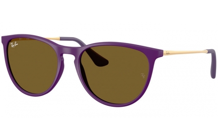 Lunettes Junior - Ray-Ban® Junior Collection - RJ9060S - 717973  RUBBER VIOLET // DARK BROWN