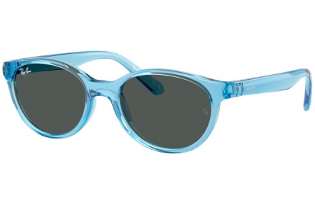 Lunettes Junior - Ray-Ban® Junior Collection - RJ9080S - 716887  TRANSPARENT BLUE // DARK GREY