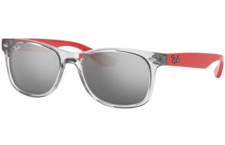 Gafas Junior - Ray-Ban® Junior Collection - RJ9052S - 70636G TRANSPARENT GREY // GREY SILVER MIRROR