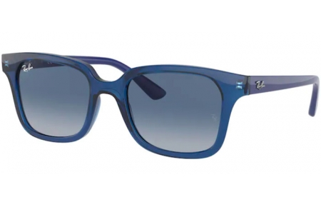 Frames Junior - Ray-Ban® Junior Collection - RJ9071S - 70624L TRANSPARENT BLUE // LIGHT GREY GRADIENT DARK BLUE