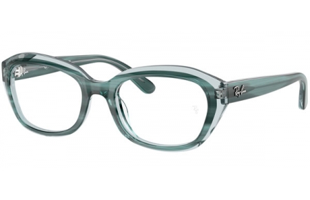 Lunettes Junior - Ray-Ban® Junior Collection - RY1636 - 3990 STRIPED GREEN ON TRANSPARENT GREEN