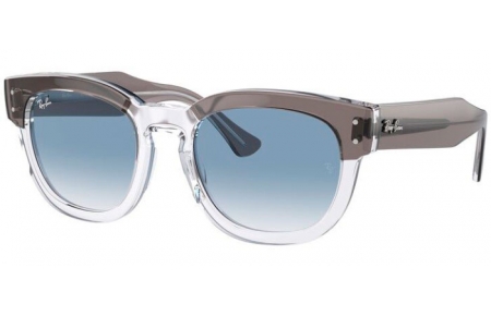 Gafas de Sol - Ray-Ban® - Ray-Ban® RB0298S MEGA HAWKEY - 13553F  GREY ON TRANSPARENT // GRADIENT BLUE