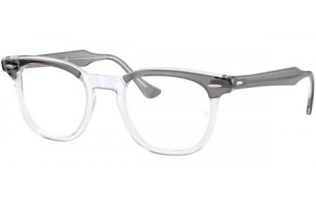 Lunettes de vue - Ray-Ban® - RX5398 HAWKEYE - 8111 GREY ON TRANSPARENT