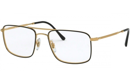 Monturas - Ray-Ban® - RX6434 - 2946 TOP BLACK ON GOLD