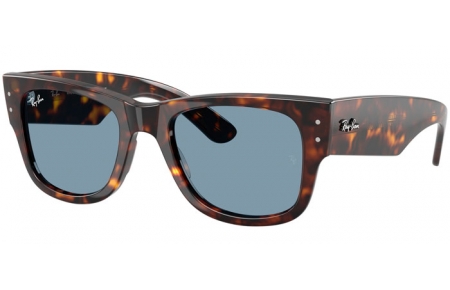 Gafas de Sol - Ray-Ban® - Ray-Ban® RB0840S MEGA WAYFARER - 902/56  HAVANA // BLUE