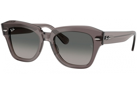 Gafas de Sol - Ray-Ban® - Ray-Ban® RB2186 STATE STREET - 136971  TRANSPARENT GREY // GREY GRADIENT