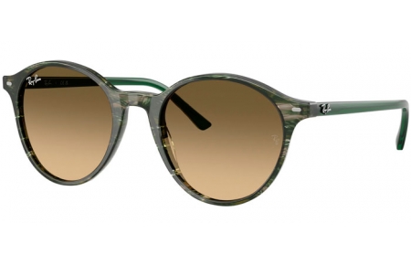 Sunglasses - Ray-Ban® - Ray-Ban® RB2230 BERNARD - 14210A  FANTASY GREEN IN TRANSPARENT TONE // BROWN GRADIENT