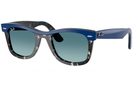 Gafas de Sol - Ray-Ban® - Ray-Ban® RB2240  WAYFARER - 14453M  BLUE ON HAVANA // BLUE GRADIENT GRE